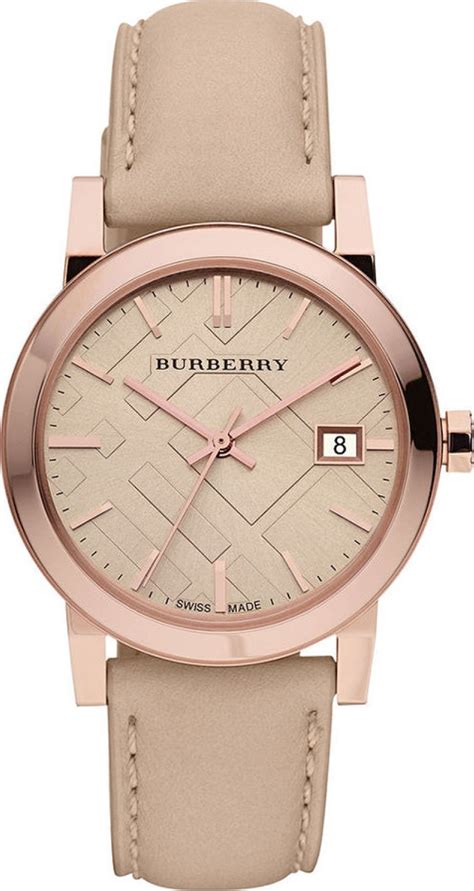 burberry watches bu9109|Burberry The City Beige Dial Beige Leather Strap Watch for .